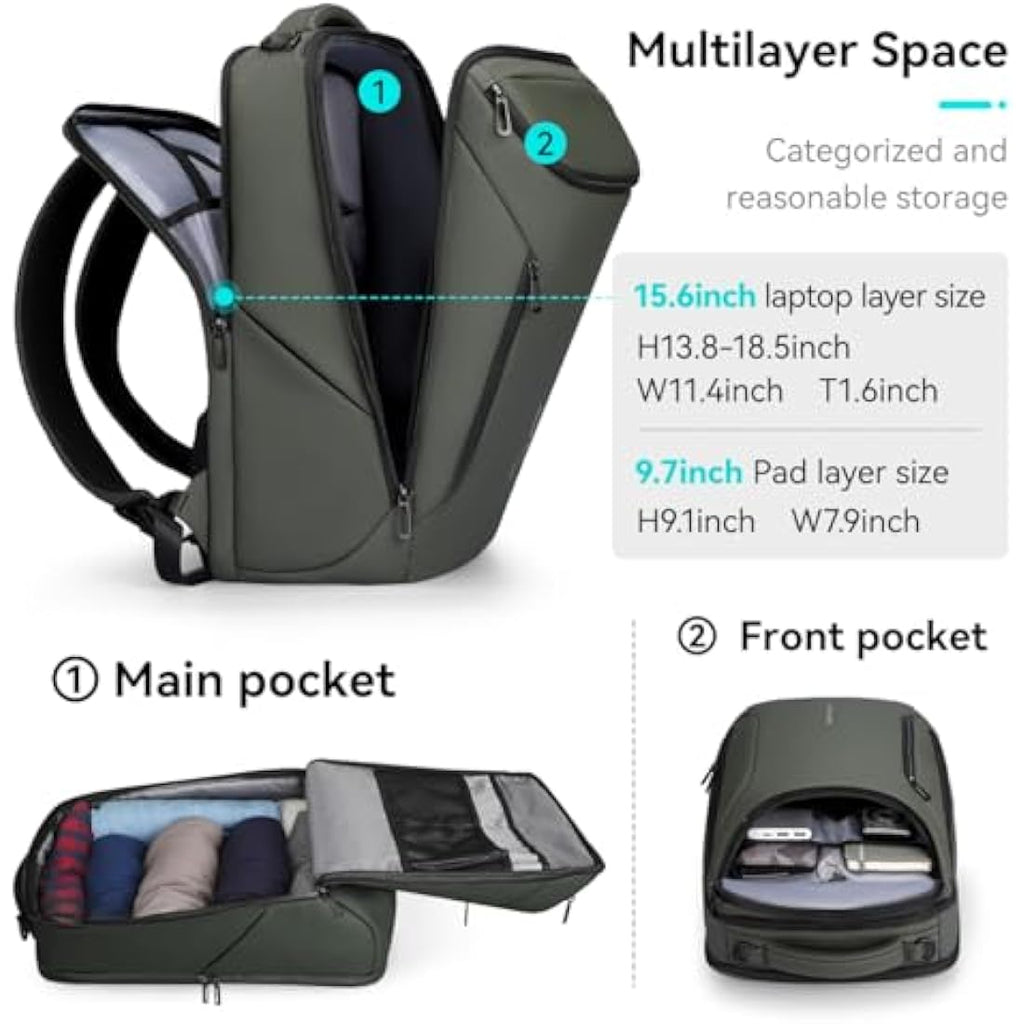 Mark Ryden 17.3" Laptop Backpack – Waterproof Business Travel Bag