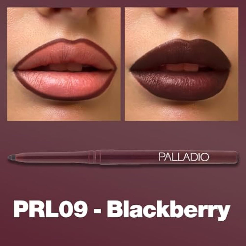 Palladio Retractable Lip Liner – Waterproof Creamy Botanical Formula