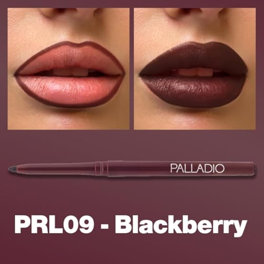 Palladio Retractable Lip Liner – Waterproof Creamy Botanical Formula