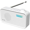 iStar Portable DAB/DAB+ & FM Digital Radio | Battery or Mains - White