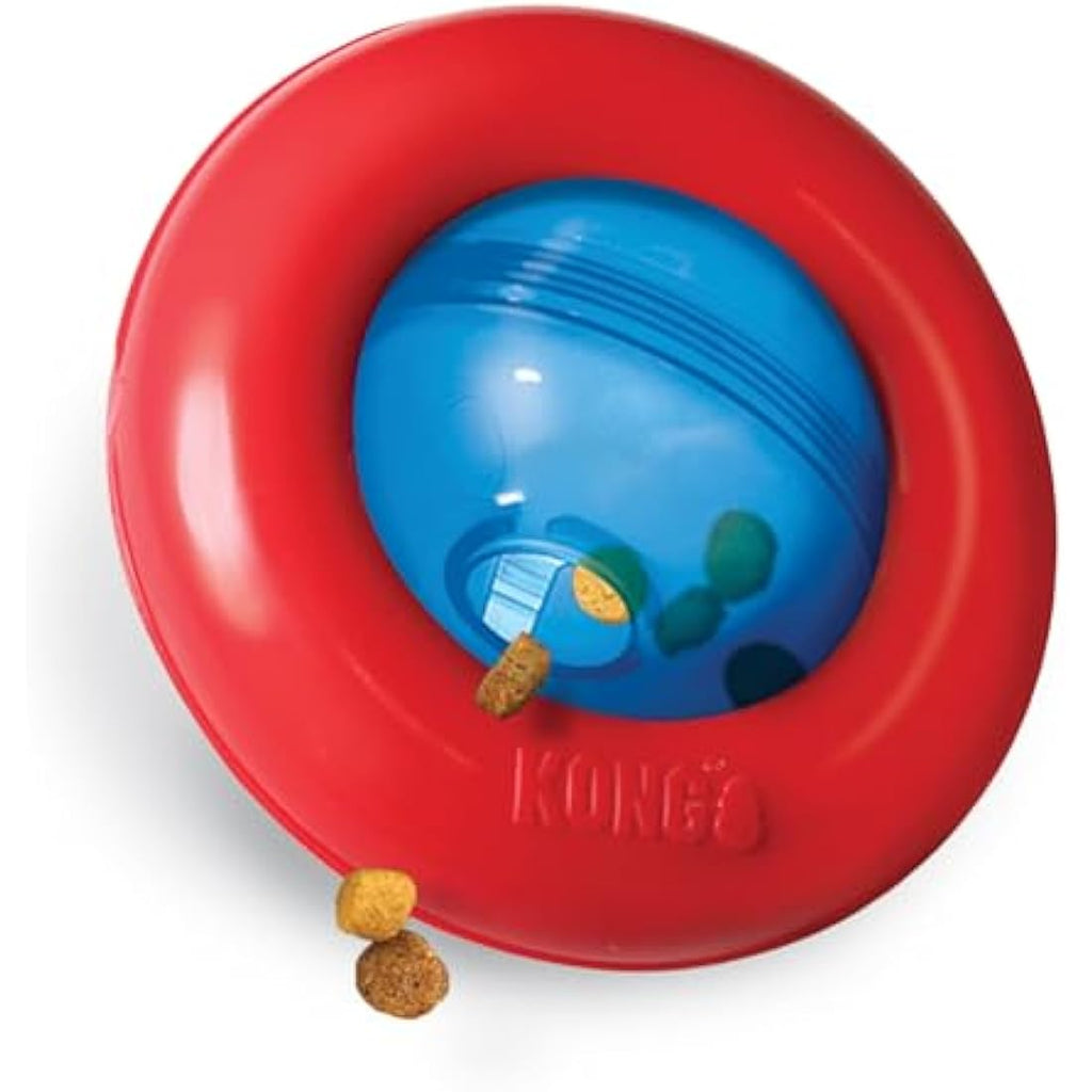 KONG Gyro Interactive Dog Toy – Treat Dispensing Slow Feeder for Large Dogs