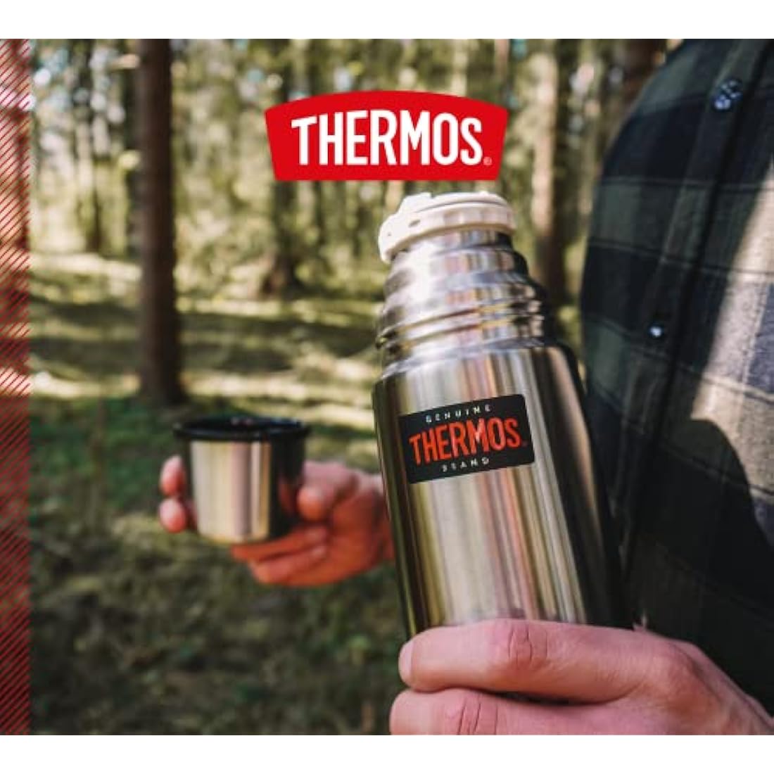 Insulated Stainless Steel Flask - 350ml Compact Thermos