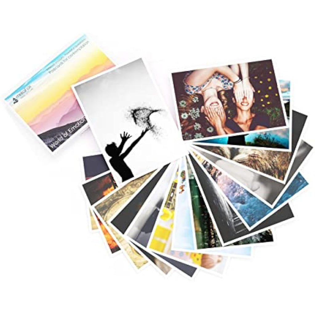 metaFox World of Emotions Postcard Pack | 52 Coaching & Therapy Cards