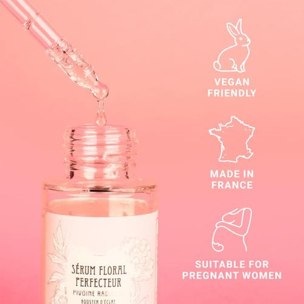 Panier des Sens Peony Face Serum – Natural Hydrating & Glow – 30ml