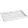 Juvale Large White Marble Vanity Tray – Rectangular Bathroom Organizer