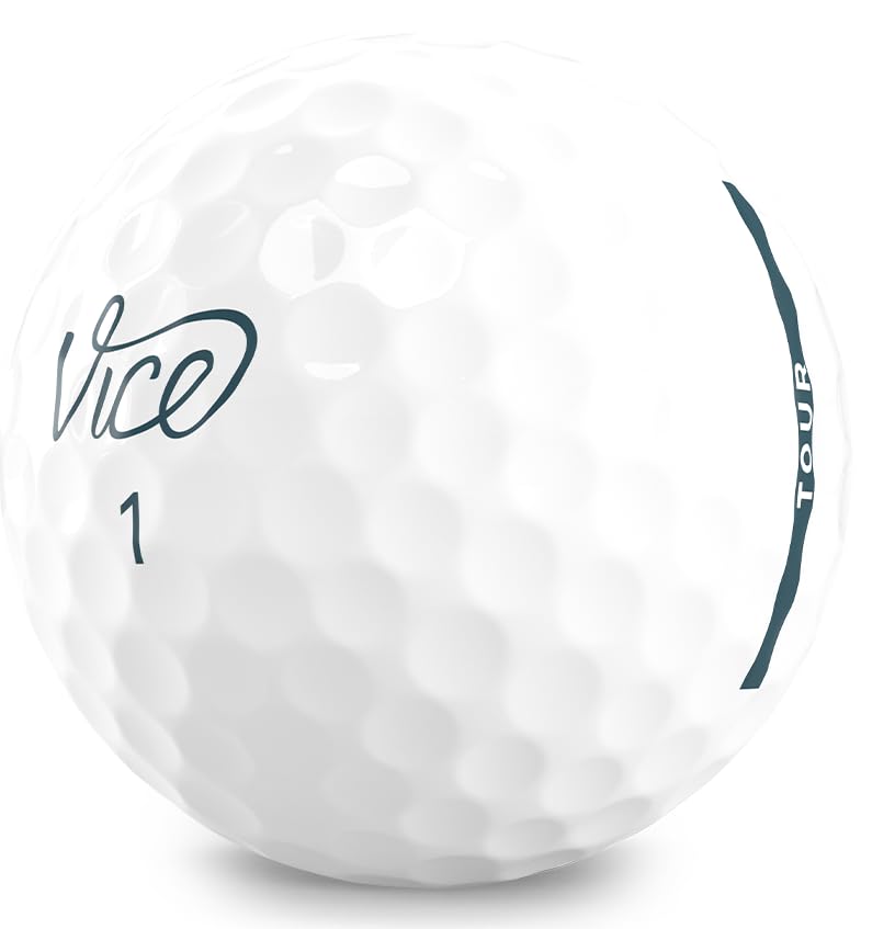 Vice Golf Balls - 3-Piece Surlyn Construction, White, Durable - Jolof Store