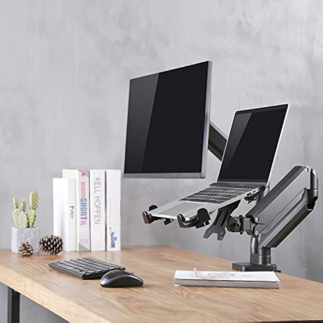 Maclean MC-836 Laptop Mount Stand | VESA 75x75 100x100 Adapter for 11-17"