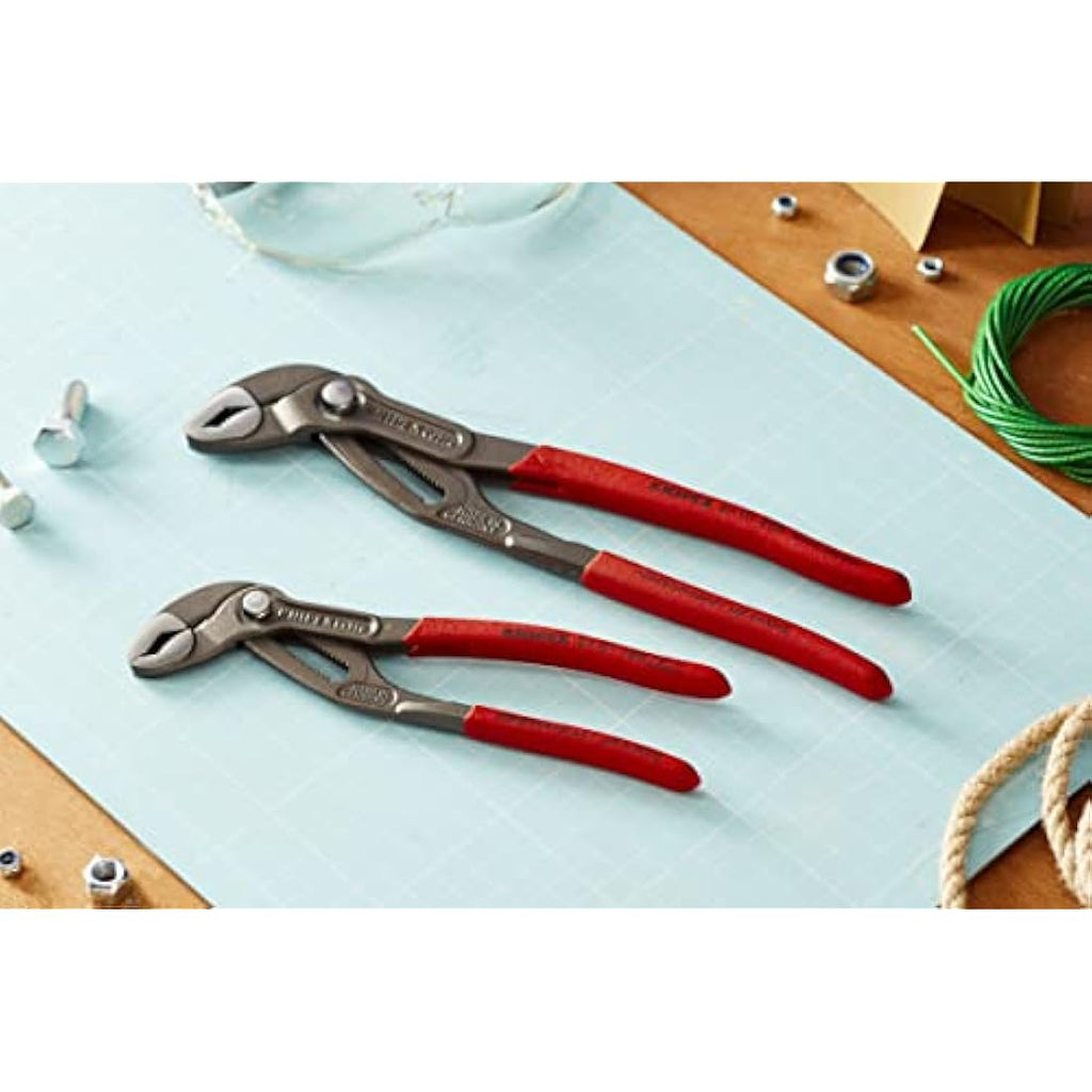 Knipex Cobra Water Pump Pliers Set - 2-Piece Professional Hand Tools