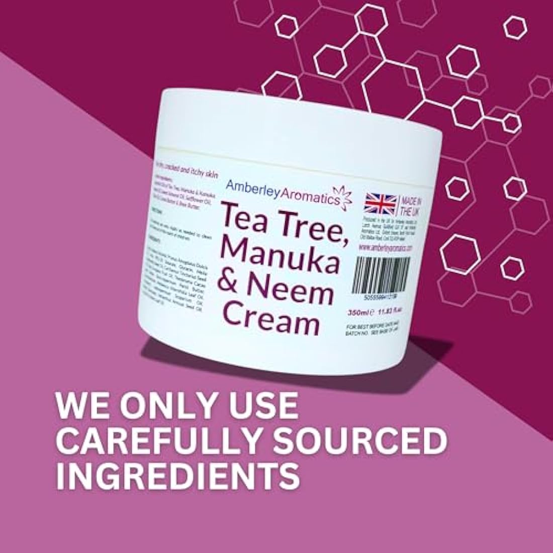 Tea Tree, Manuka & Neem Cream | Natural Antiseptic - 350ml