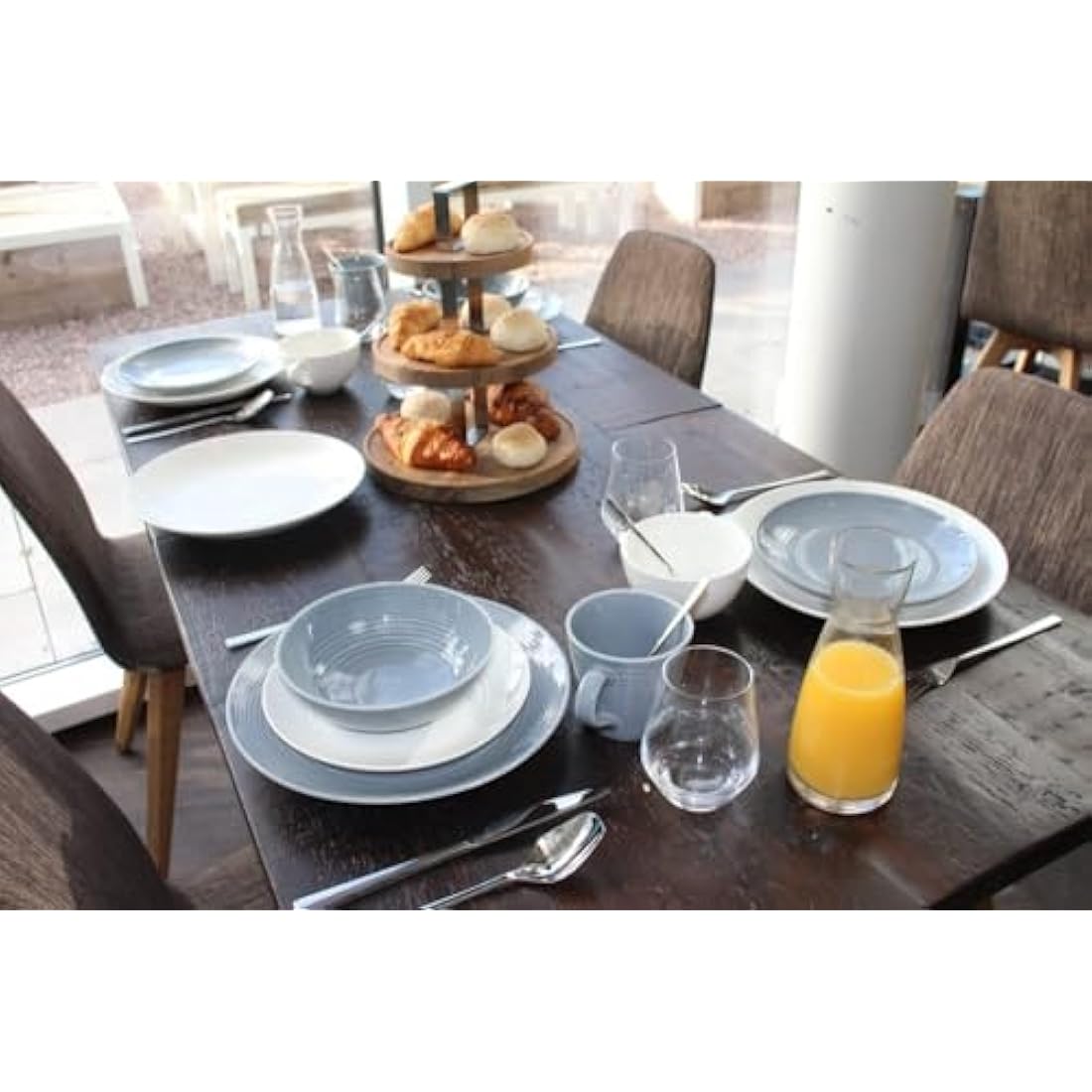 Royal Doulton Gordon Ramsay Maze White 12-Piece Stoneware Dinner Set