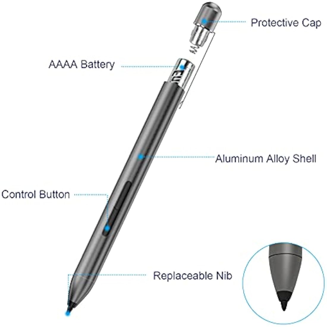 Stylus Pen for HP & Dell Inspiron – 1024 Pressure Levels