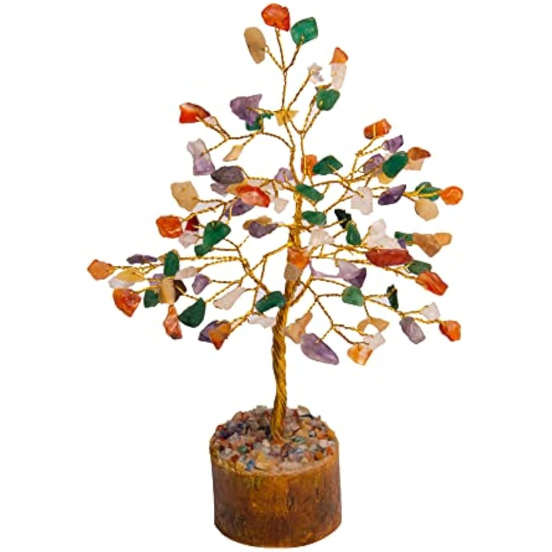 Jolof Store Multi-Agate Crystal Tree | Healing Stones Feng Shui Decor