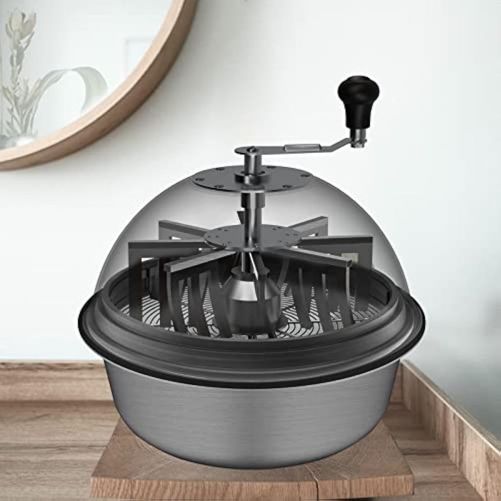 AC Infinity 19-Inch Bowl Trimmer – Manual Leaf Cutter with Steel Blades