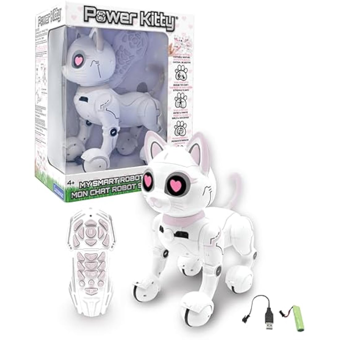 Lexibook Power Kitty – Programmable Remote Control Robot Cat Toy