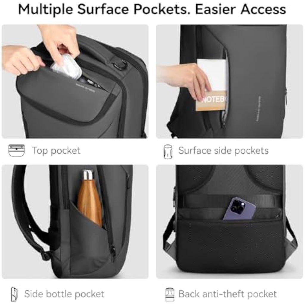 Mark Ryden 17.3" Laptop Backpack – Waterproof Business Travel Bag