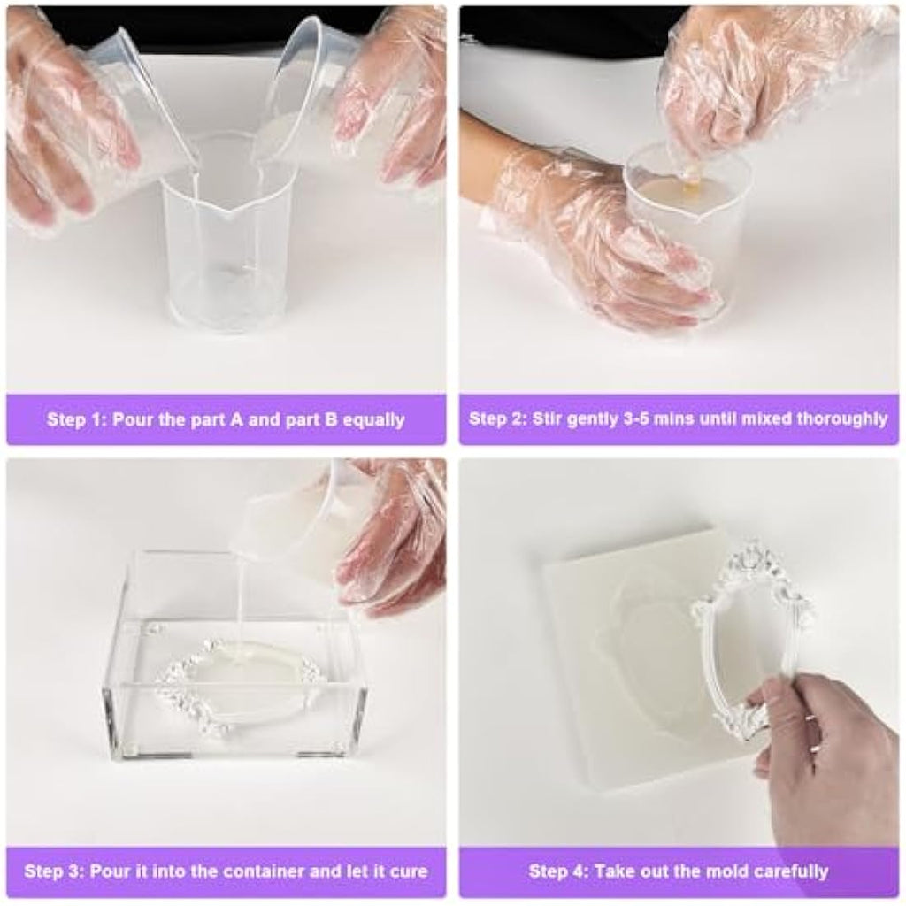 STARTSO WORLD Silicone Mold Making Kit – Food Safe Platinum Liquid Rubber