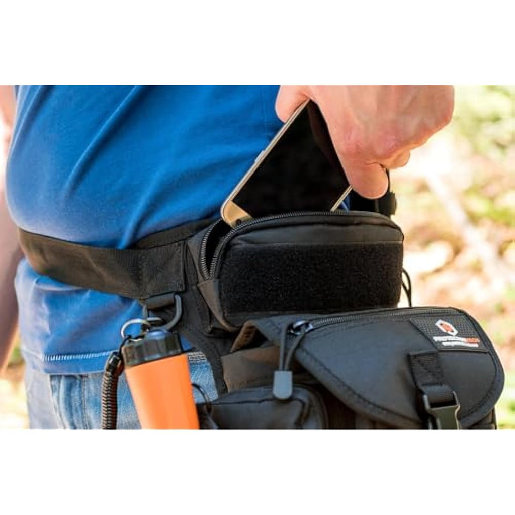 ProtectorTech Metal Detecting Finds Pouch with Pinpointer Holster