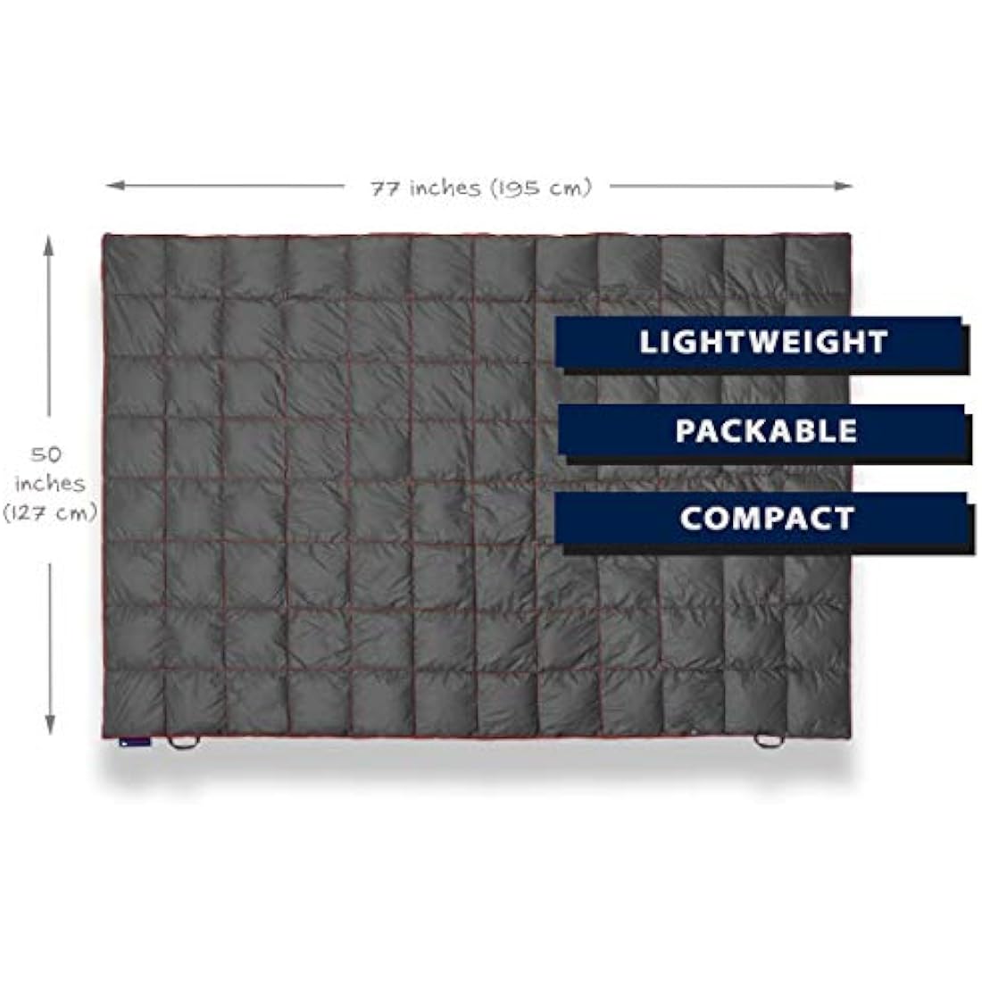 Get Out Gear Down Camping Blanket – 650 Fill Power Packable Outdoor Quilt