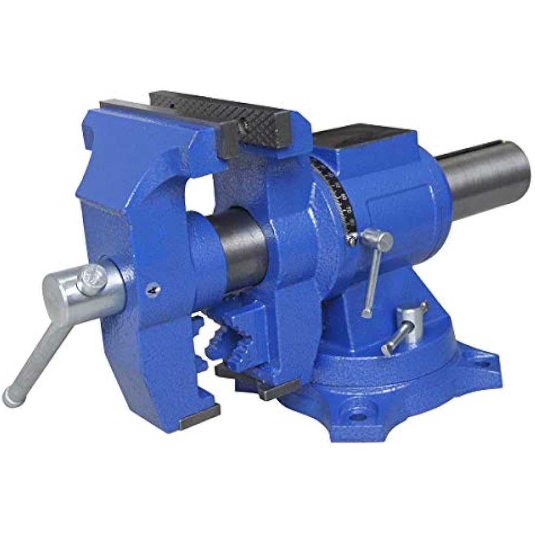 TOPWAY 4" Heavy Duty Bench Vice | 360° Swivel Base Table Clamp