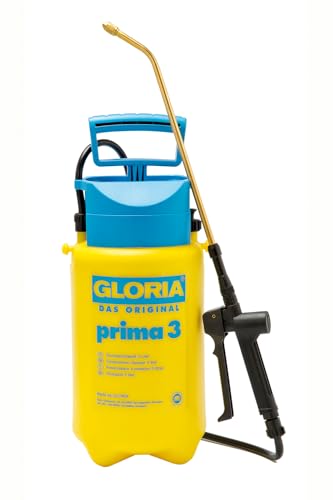 GLORIA Prima 3 Pressure Garden Sprayer | 3L Capacity | Brass Nozzle