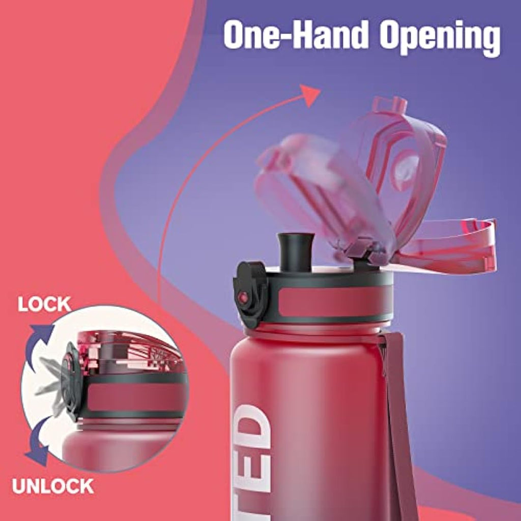 Sahara Sailor Motivational Water Bottle | 1L Tritan BPA Free Leakproof