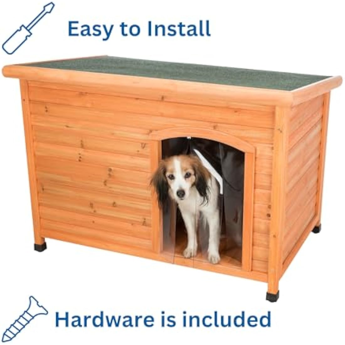 Trixie Plastic Door for Dog Kennel #39551 | Weatherproof - 22x35cm