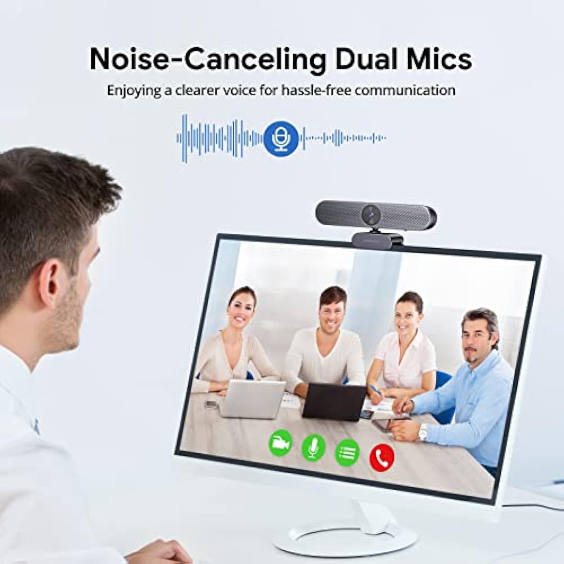 DEPSTECH DW50 Pro 4K Webcam – Sony Sensor, 3x Zoom & Remote Control