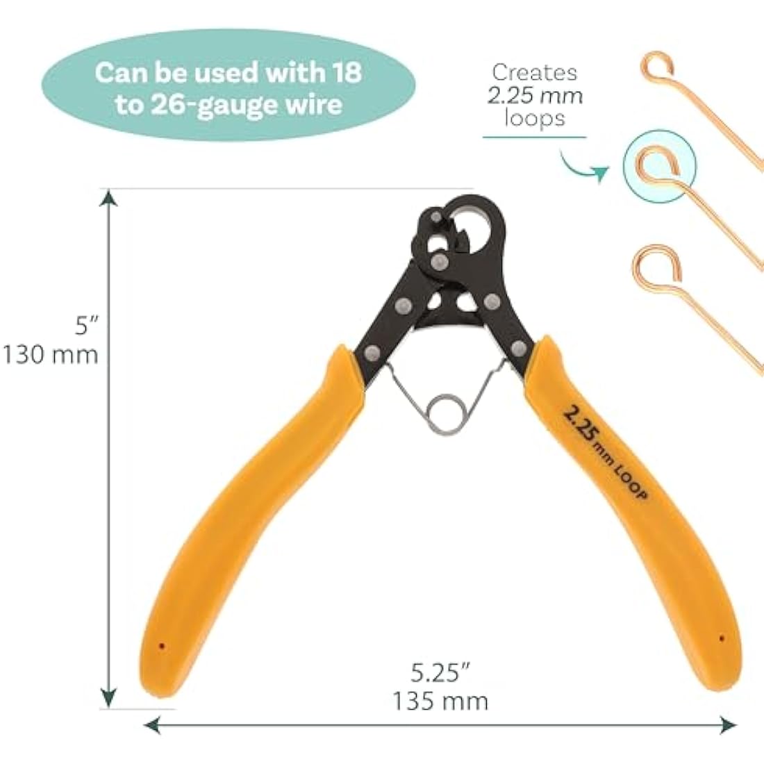 The Beadsmith One Step Looper – 2.25mm Jewelry Wire Looping Pliers