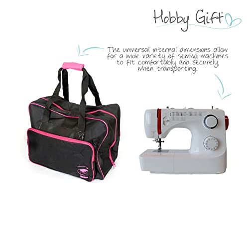 Hobby Gift Sewing Machine Bag – Universal Padded Storage Case, Fuchsia
