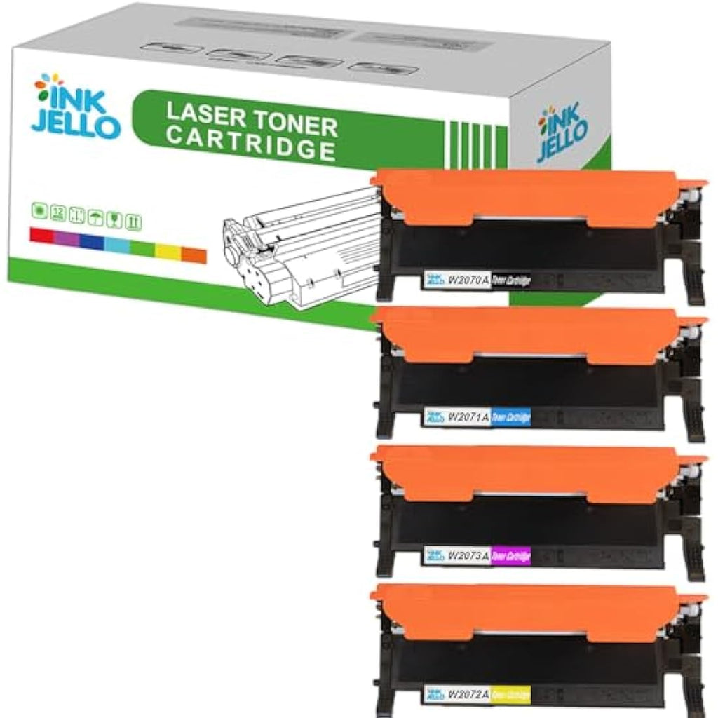 InkJello 117A Compatible Toner Cartridges for HP Color Laser 150 178 179 | 4-Pack