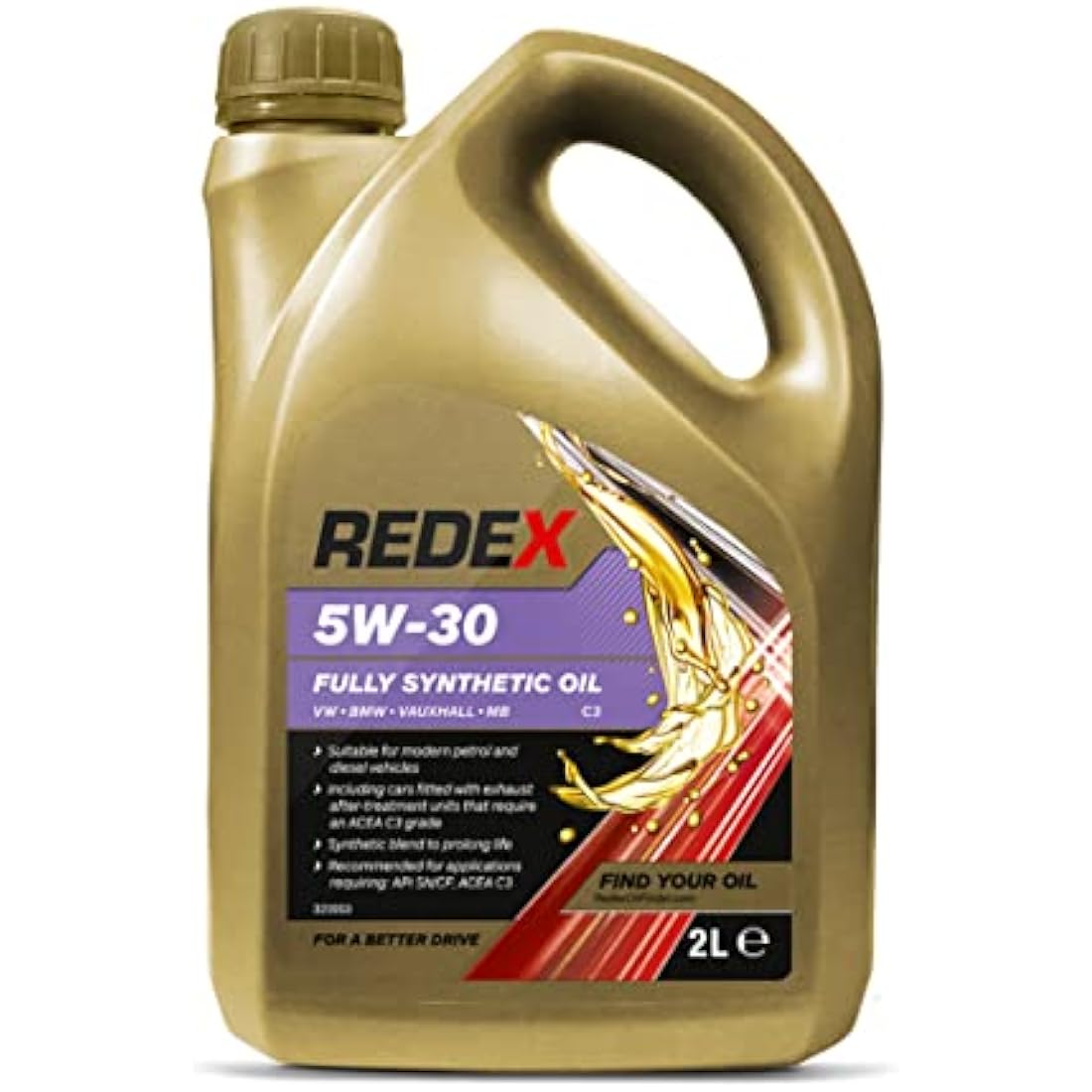 Redex 5W-30 C3 Fully Synthetic Engine Oil for BMW & MB - 2 Litre