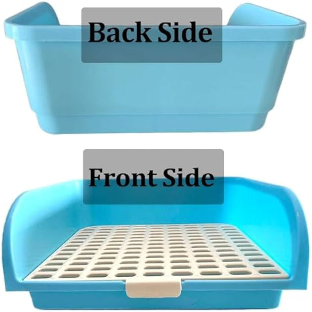 Oncpcare Large Rabbit Litter Box | Bunny & Guinea Pig Potty Tray - Beige