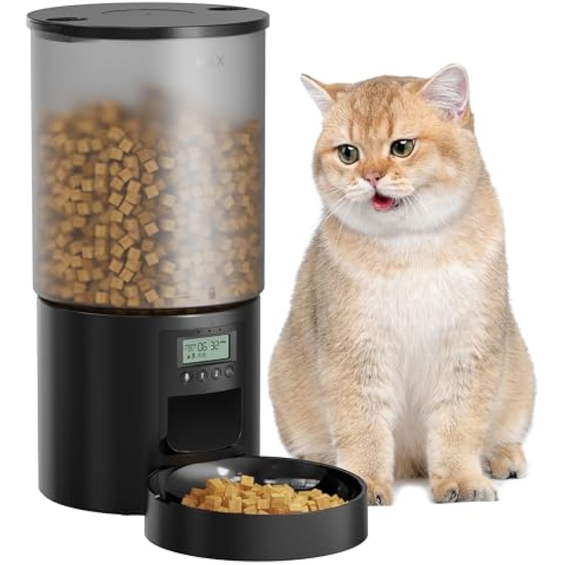 Jolof Store Automatic Cat Feeder - 6L Dry Food Dispenser with Voice Call