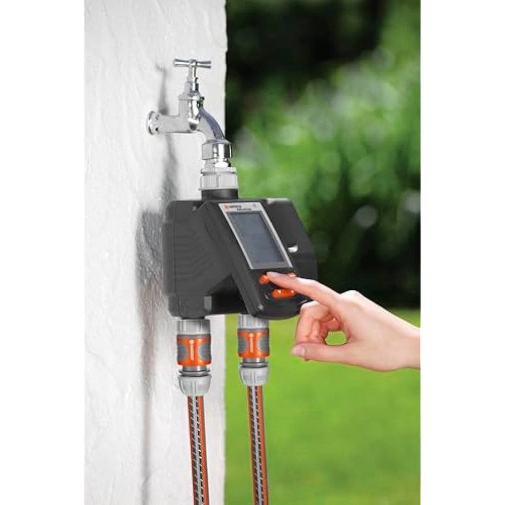 Gardena MultiControl Duo Automatic Irrigation Timer | Dual Outlet Control