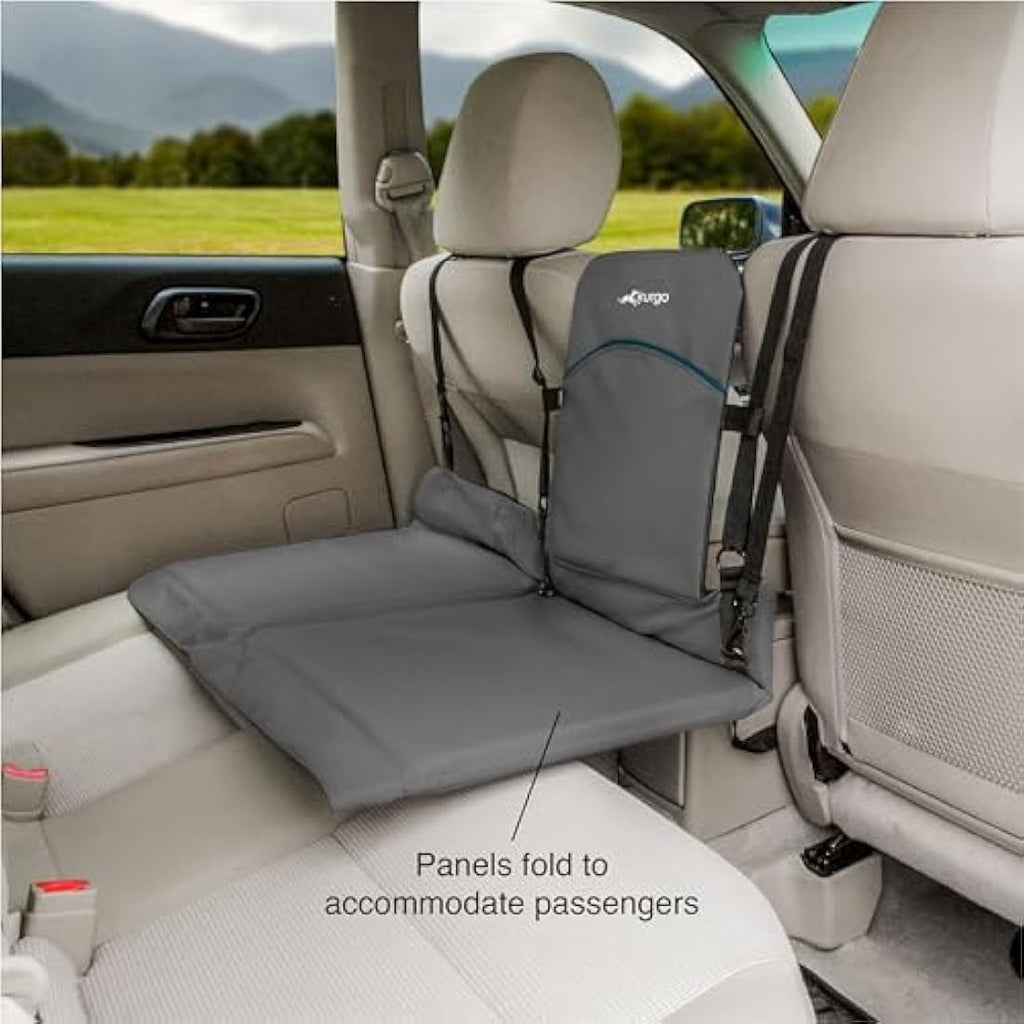 Kurgo Rover Backseat Bridge | Waterproof Dog Car Seat Extender – Black