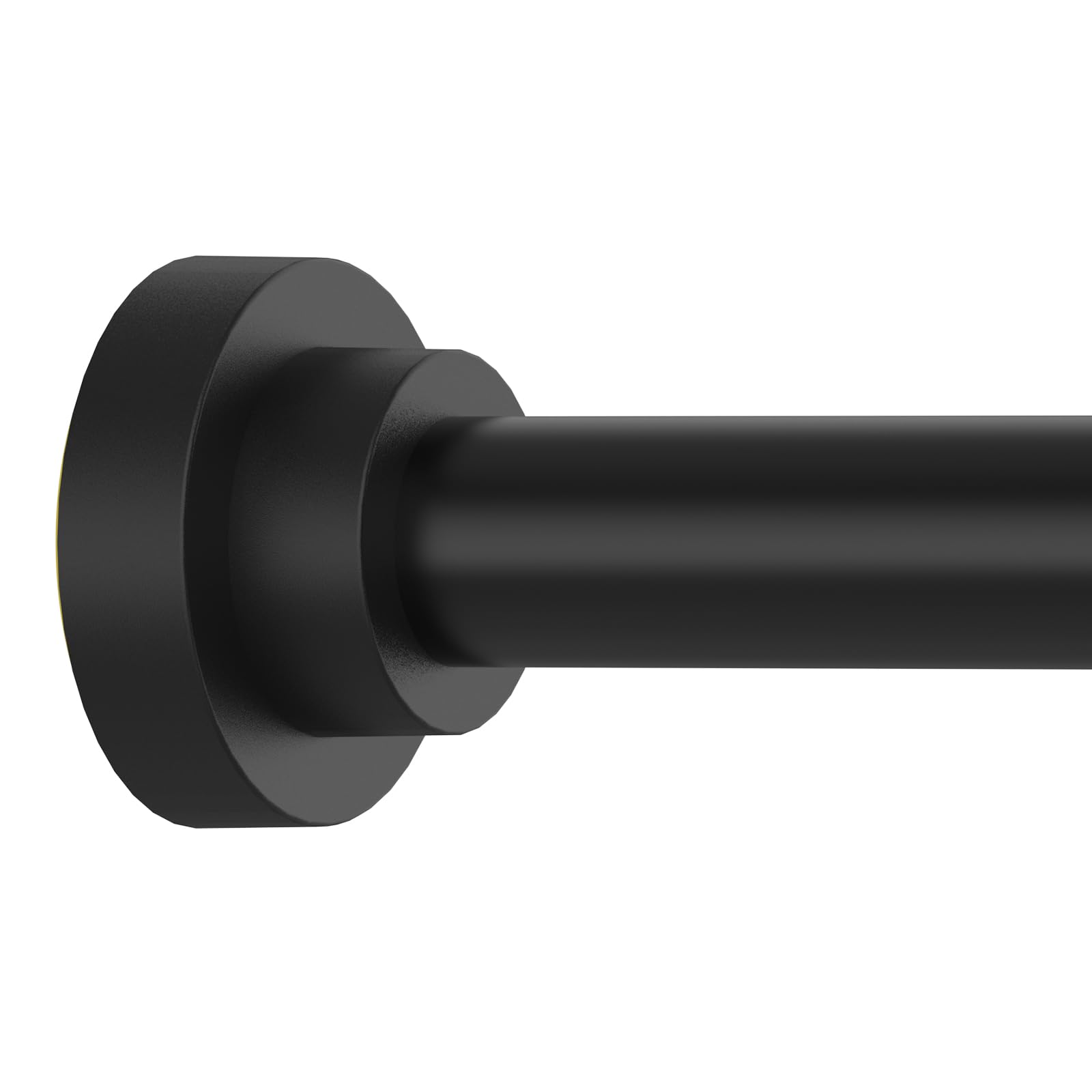Thestoa Tension Shower Curtain Rod – 43-78" Adjustable Rustproof Black