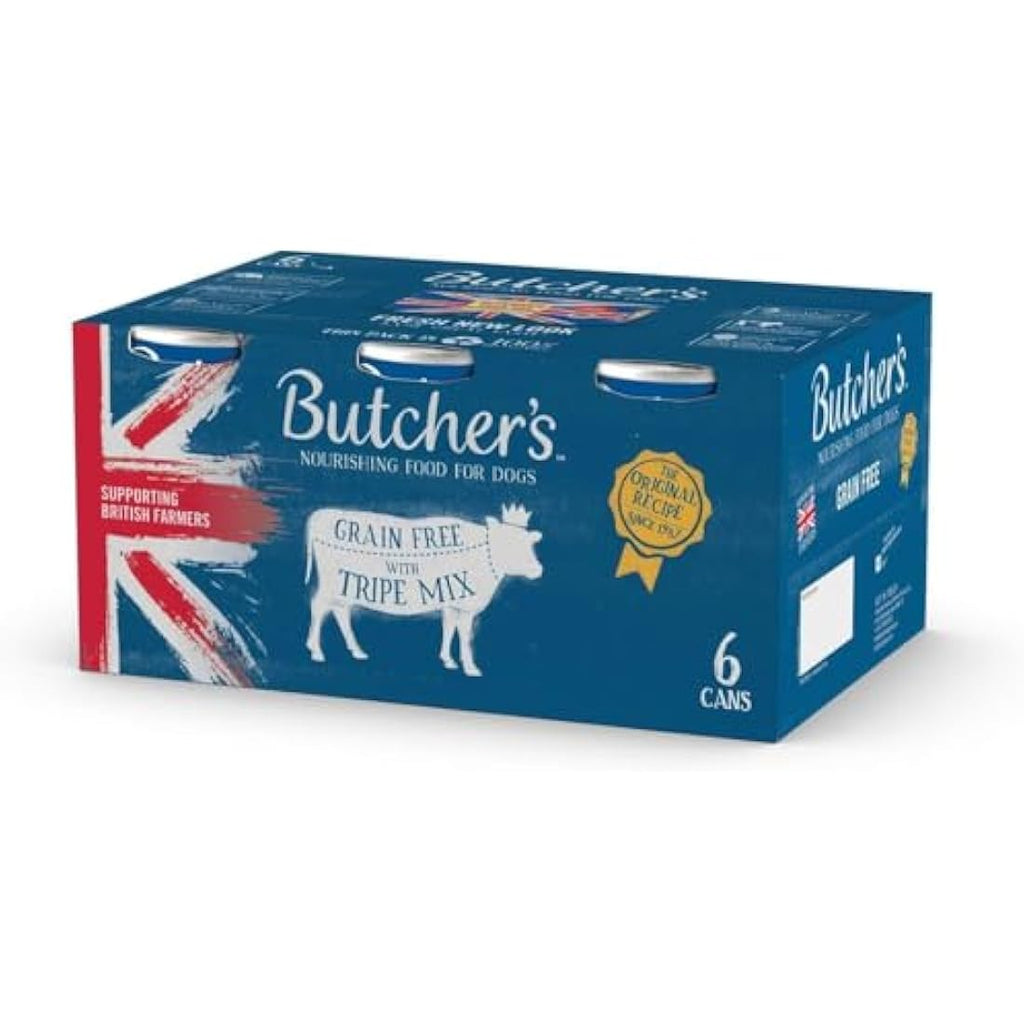Butcher's Grain Free Wet Dog Food – Tripe Mix 24 x 400g (9.6kg)