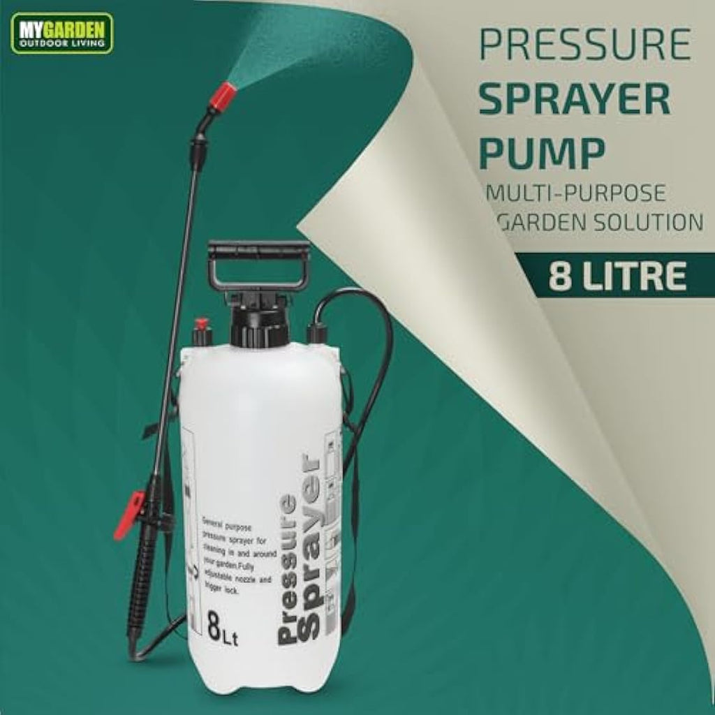 8L Garden Pressure Sprayer – Pump Action Weed Killer