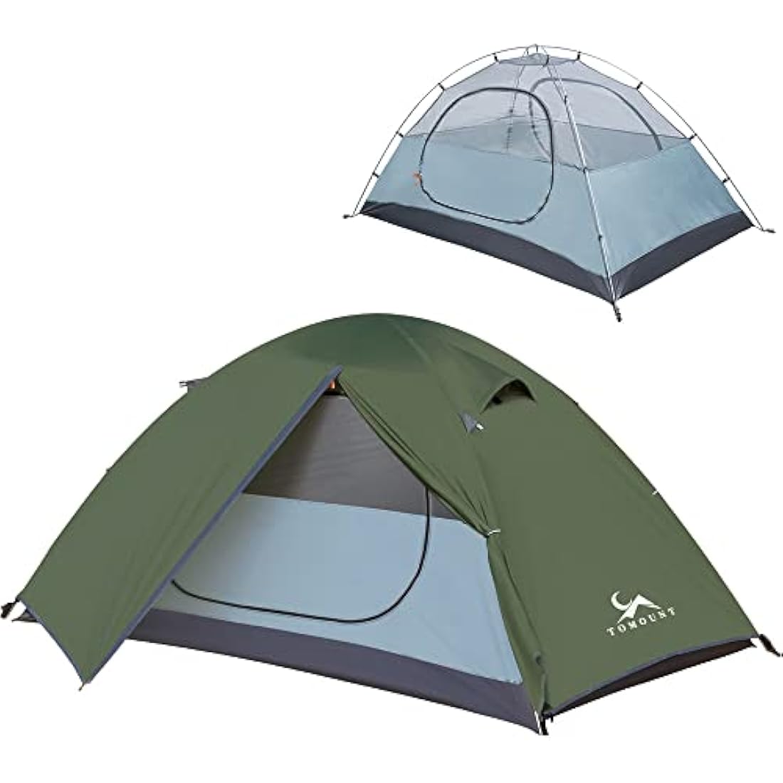 2 Person Backpacking Tent – Waterproof 3-Season Camping Gear