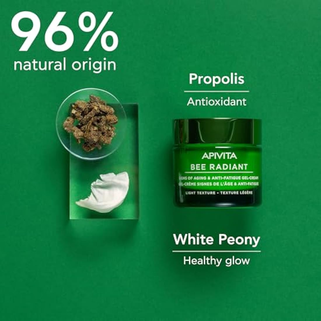 Apivita Bee Radiant Anti-Aging Gel-Cream | Propolis & White Peony 50ml