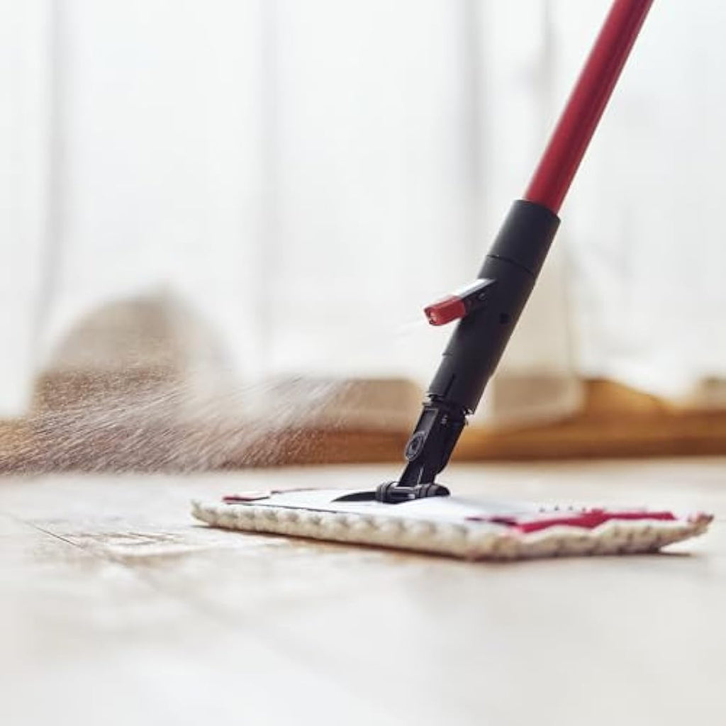 Vileda 1-2 Spray Mop | Microfibre Flat Floor Mop with Extra Refill Head