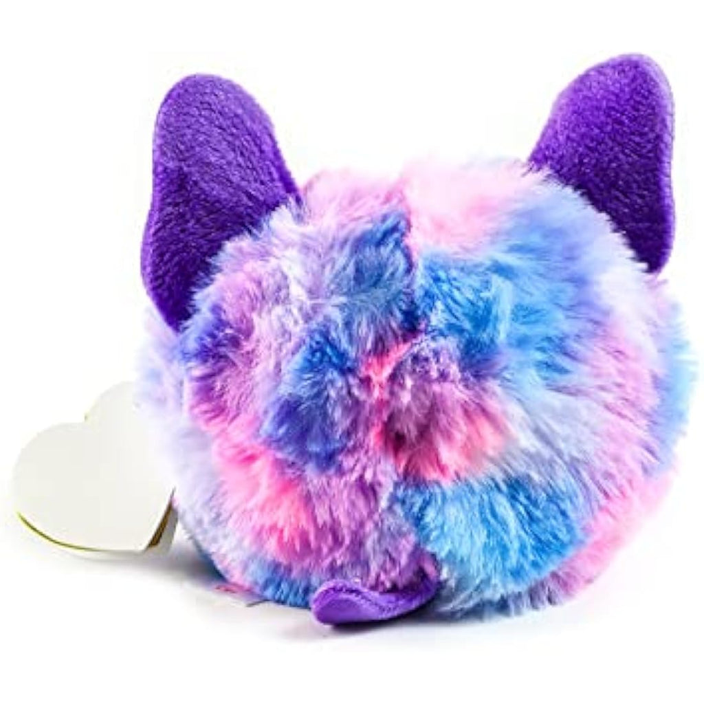Ty Teeny Puffies Cleo Husky Plush - Pink and Purple Stuffed Animal 10cm