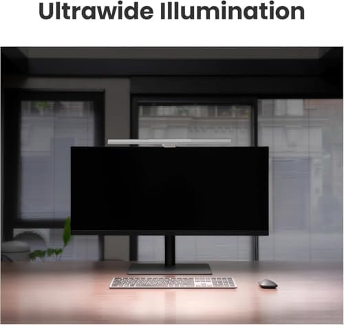 BenQ ScreenBar Pro LED Monitor Light - Silver Eye-Care Desk Lamp