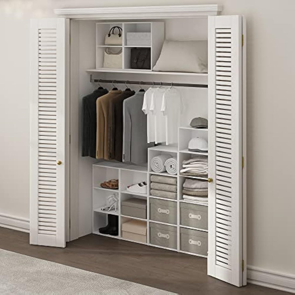 Furinno Luder 3-Tier Open Shelf Bookcase | White Composite Wood Storage