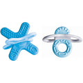MAM Baby Teether Set – Phase 1 & 2 Teething Rings for Pain Relief, Blue