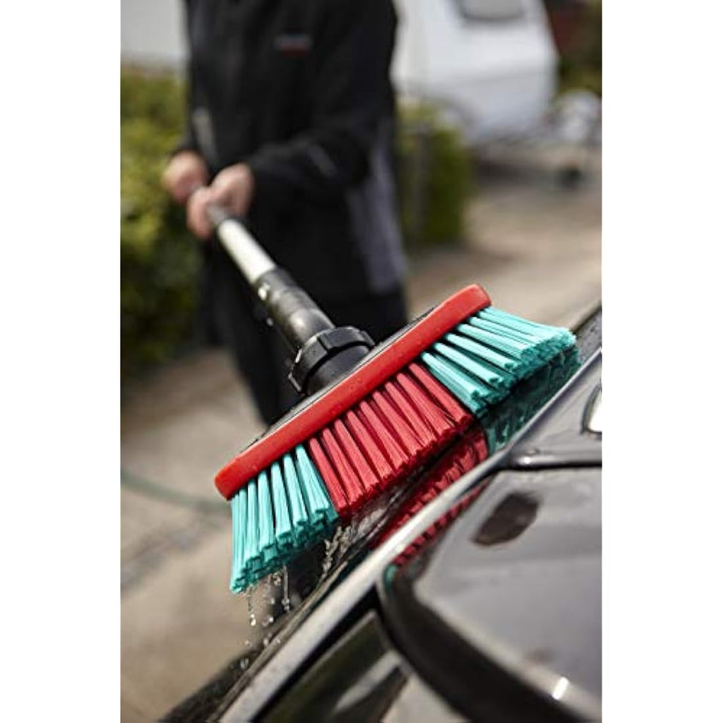 Vikan Waterfed Vehicle Brush – Soft Split Bristles, Angle Adjustable