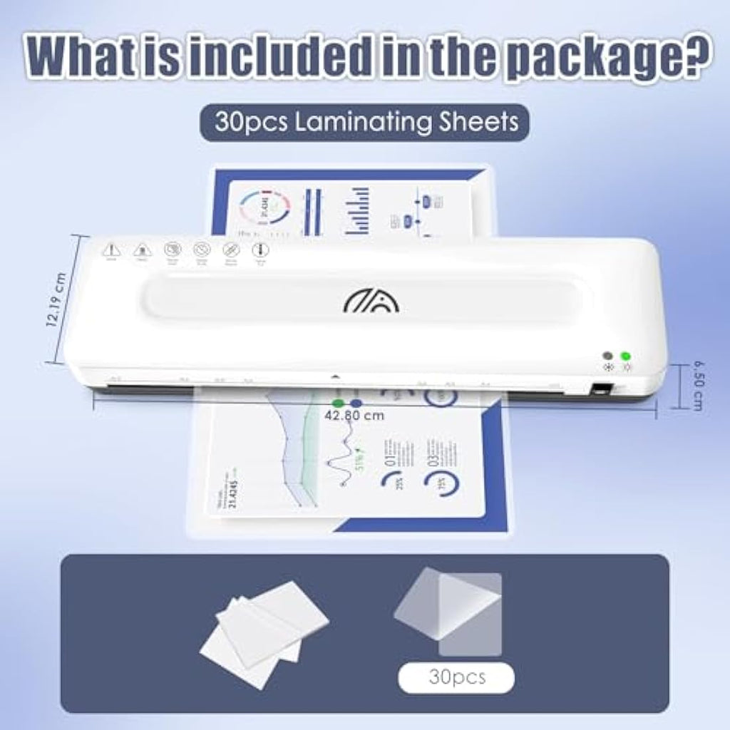 Jolof Store A3 Thermal and Cold Laminator Machine with 30 Pouches
