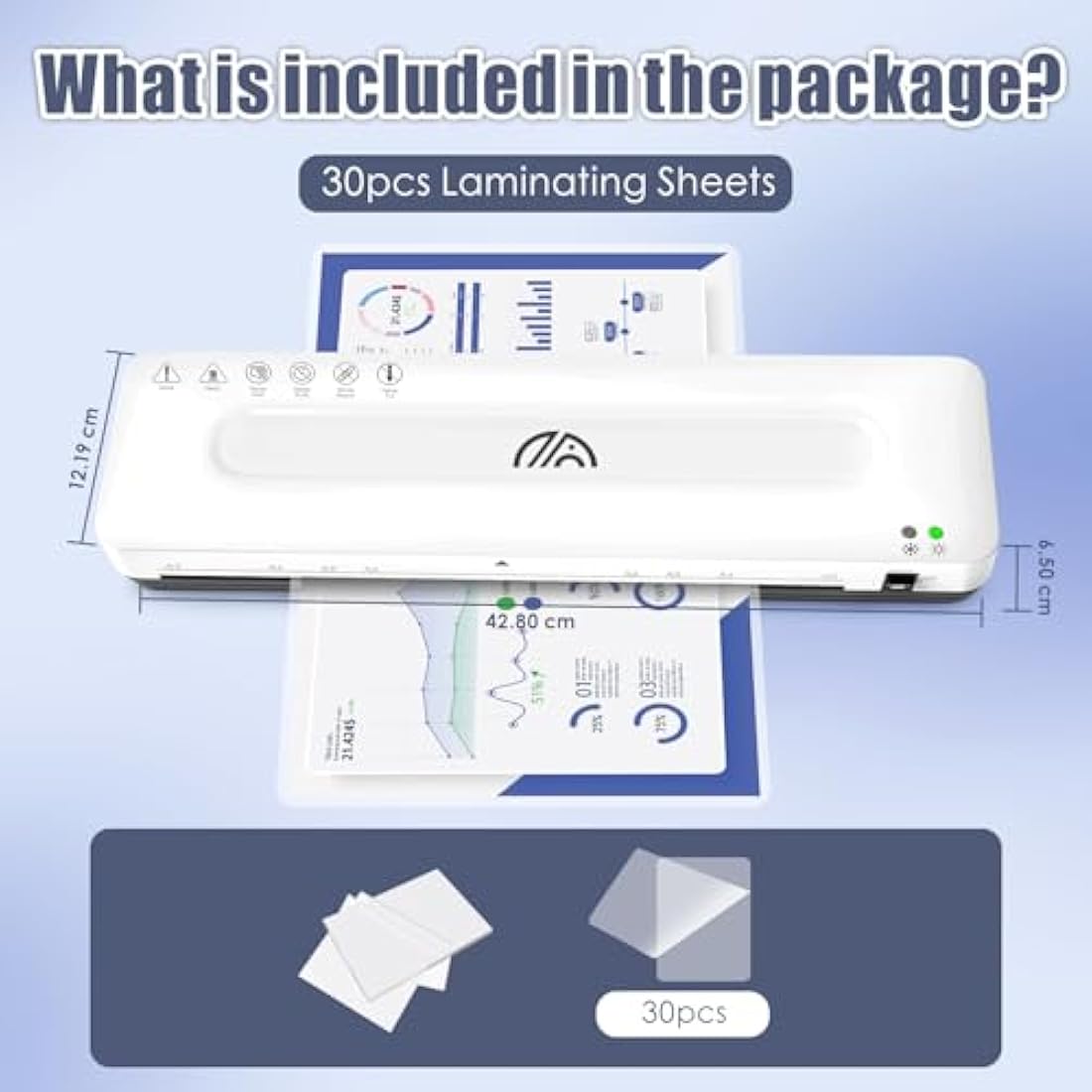 Jolof Store A3 Thermal and Cold Laminator Machine with 30 Pouches