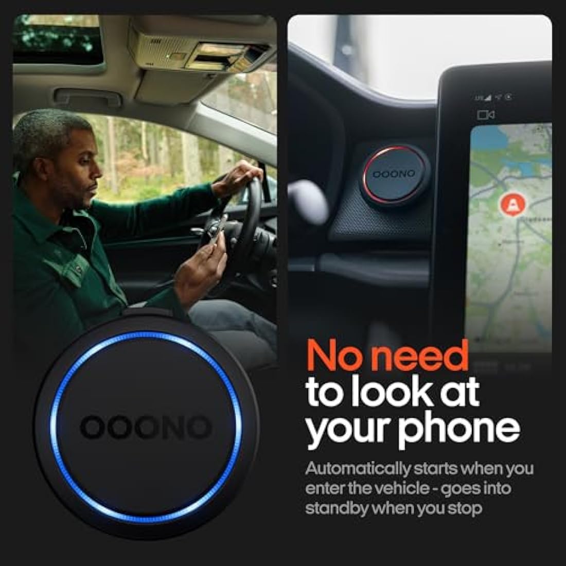 OOONO CO-DRIVER NO2 – Speed Camera Detector & Road Hazard Alarm