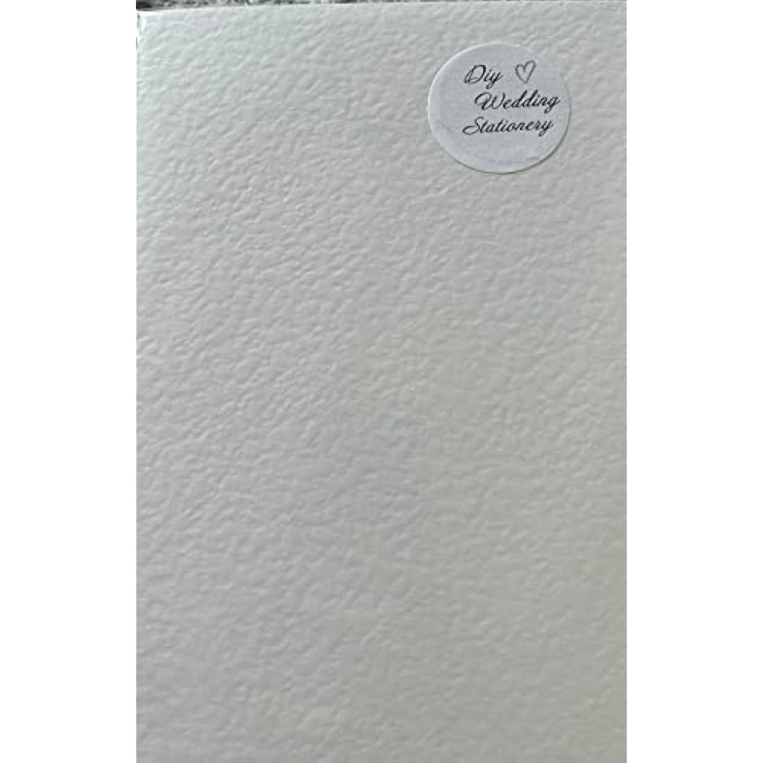 Jolof Store White Hammered Card 255gsm A4 Textured Sheets - 100 Pack